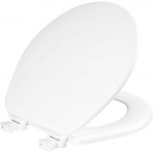 Bemis 540EC 000 - Church Round Enameled Wood Toilet Seat in White with Easy-Clean® Hinge