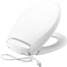 Bemis H900NL 000 - Round Closed Front with Cover Adjustable Heated Night Light Plastic Toilet Seat with Precision Sea
