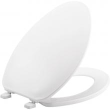 Bemis 170 000 - Elongated Plastic Toilet Seat - White
