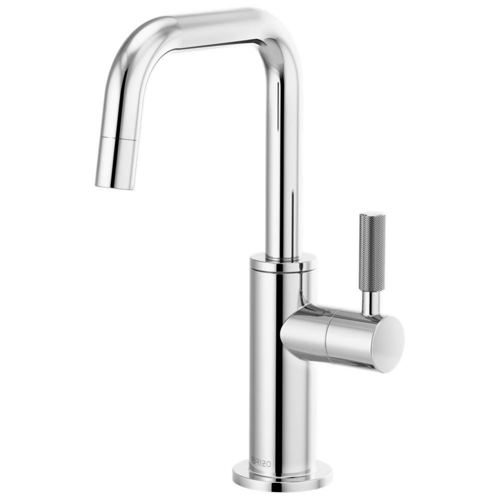 Litze&#xae; Beverage Faucet with Square Spout and Knurled Handle