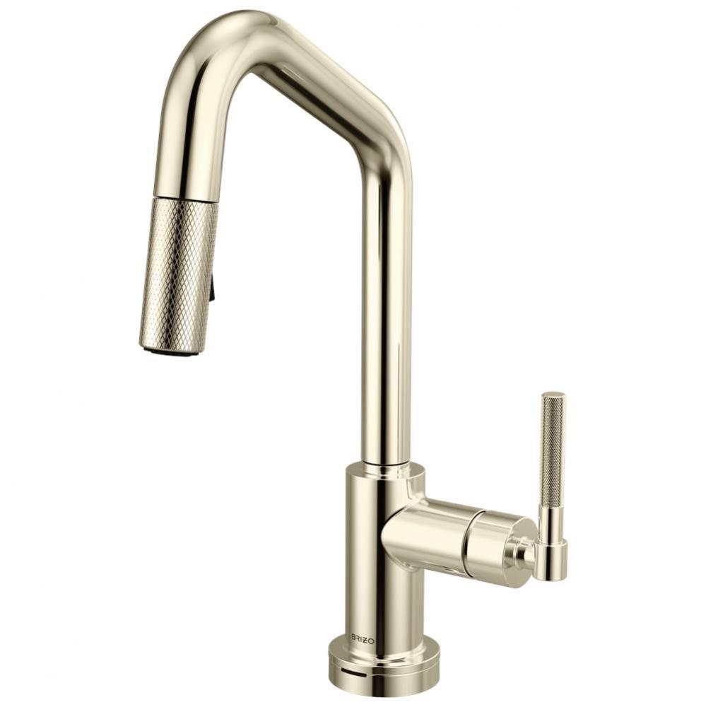 Litze&#xae; Smarttouch Pull-Down Prep Faucet with Angle Spout - Knurled Handle