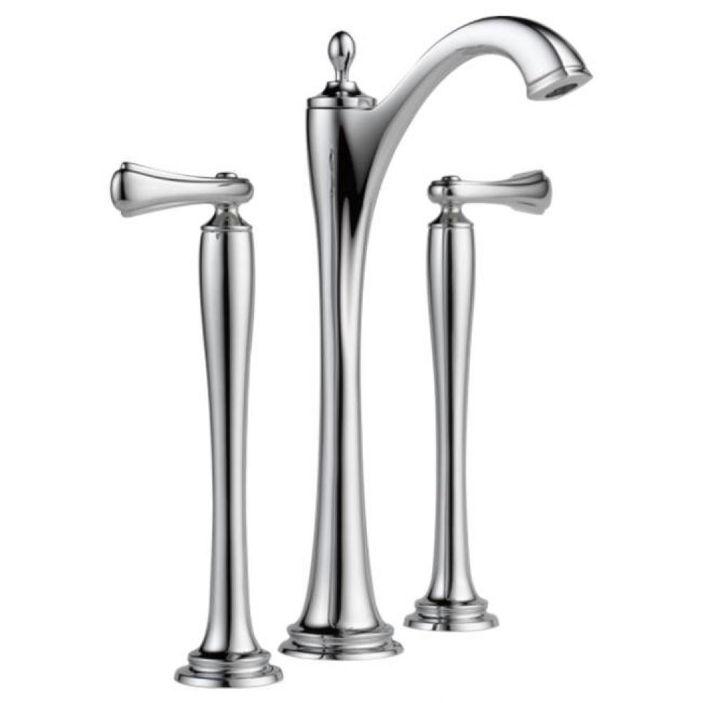 Charlotte: Two Handle Widespread Vessel Lavatory Faucet - Less Handles