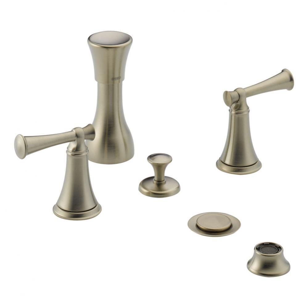 Baliza: 4-Hole Mount Bidet Faucet with Vacuum Breaker - Less Handles