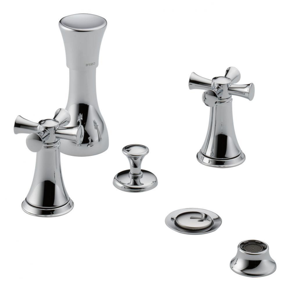 Baliza: 4-Hole Mount Bidet Faucet with Vacuum Breaker - Less Handles