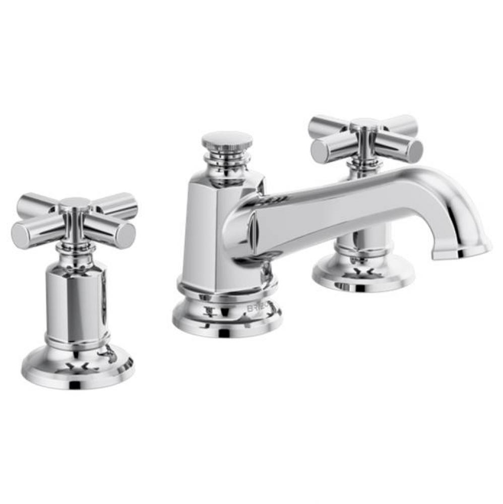 Invari&#xae; Widespread Lavatory Faucet with Angled Spout - Less Handles 1.2 GPM