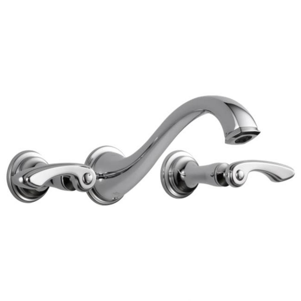 Charlotte&#xae; Two-Handle Wall Mount Lavatory Faucet - Less Handles 1.2 GPM