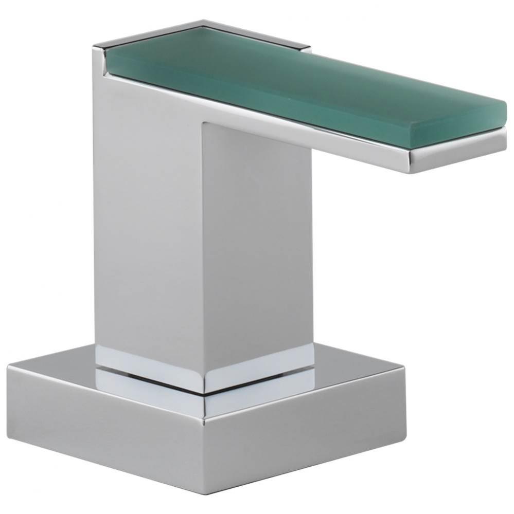 Siderna&#xae; Roman Tub Faucet Green Glass Lever Handle Kit