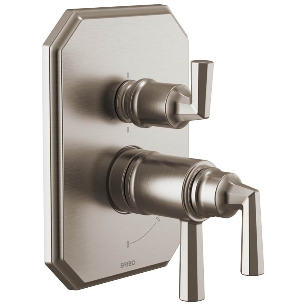 Beauclere™ TempAssure Thermostatic Valve with Integrated 6-Function Diverter Trim