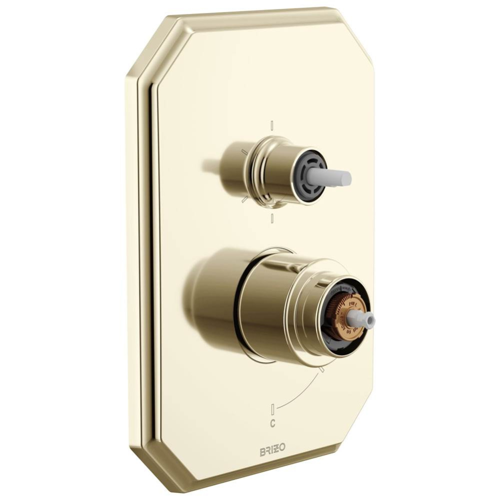 Beauclere™ Pressure Balance Valve with Integrated 6-Function Diverter Trim - Less Handles