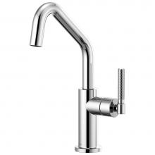 Brizo 61063LF-PC - Litze® Bar Faucet with Angled Spout and Knurled Handle Kit