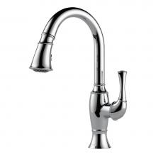 Brizo 63003LF-PC - Talo: Single Handle Pull-Down Kitchen Faucet