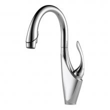 Brizo 63055LF-PC - Vuelo: Single Handle Pull-Down Kitchen Faucet