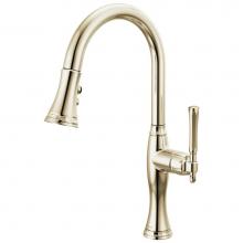 Brizo 63058LF-PN - The Tulham™ Kitchen Collection by Brizo® Pull-Down Kitchen Faucet