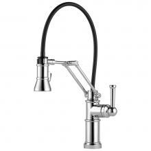 Brizo 63225LF-PC - Artesso® Single Handle Articulating Kitchen Faucet
