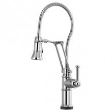Brizo 64125LF-PC - Artesso® SmartTouch® Articulating Kitchen Faucet With Finished Hose