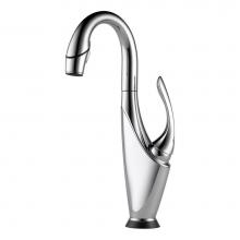 Brizo 64955LF-PC - Vuelo: Single Handle Prep Faucet with SmartTouch(R) Technology