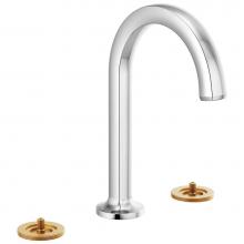 Brizo 65306LF-PCLHP - Kintsu® Widespread Lavatory Faucet with Arc Spout - Less Handles 1.5 GPM
