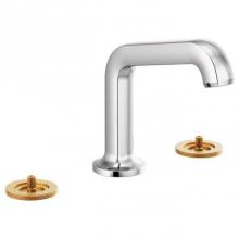 Brizo 65307LF-PCLHP-ECO - Kintsu® Widespread Lavatory Faucet with Arc Spout - Less Handles 1.2 GPM