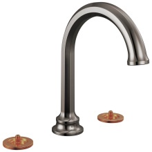 Brizo 65365LF-BNXLHP - Beauclere™ Widespread Lavatory Faucet with Arc Spout - Less Handles 1.2 GPM