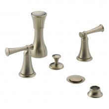 Brizo 68405-BNLHP - Baliza: 4-Hole Mount Bidet Faucet with Vacuum Breaker - Less Handles