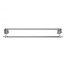 Brizo 692585-PC - Charlotte: 24'' Double Towel Bar