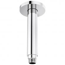Brizo 83992-06MF-PC - Kintsu® 6'' Dual Waterway Ceiling Mount Shower Arm and Flange
