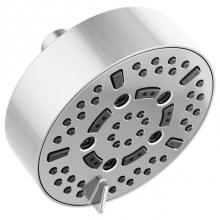 Brizo 87292-PC - Universal Showering 5” Linear Round H2Okinetic® Multi-Function Wall Mount Shower Head - 1.7