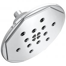 Brizo 87461-PC - Rook® 8” H2Okinetic<sup>®</sup> Round Multi-Function Wall Mount Showerhead