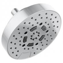 Brizo 87492-PC - Universal Showering 7'' Linear Round H2Okinetic® Multi-Function Wall Mount Shower H