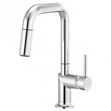 Brizo 63965LF-PCLHP - Odin® Pull-Down Prep Faucet with Square Spout - Less Handle
