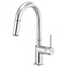 Brizo 63975LF-PCLHP - Odin® Pull-Down Prep Faucet with Arc Spout - Less Handle