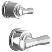Brizo HX75P65-PC - Beauclere™ Pressure Balance Valve with Integrated Diverter Trim Cross Handle Kit
