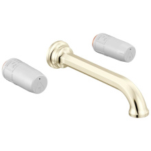 Brizo T65865LF-PNLHP - Beauclere™ Two-Handle Wall Mount Lavatory Faucet - Less Handles 1.2 GPM