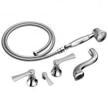 Brizo T70360-PC - Rook® Two-Handle Tub Filler Trim Kit with Lever Handles