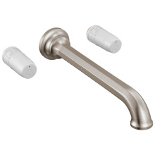 Brizo T70465-NKLHP - Beauclere™ Two Handle Wall Mount Tub Filler - Less Handles