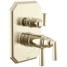 Brizo T75665-PN - Beauclere™ TempAssure Thermostatic Valve with Integrated 6-Function Diverter Trim