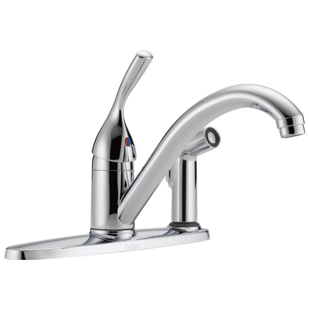 134 / 100 / 300 / 400 Series Single Handle Kitchen Faucet with Integral Spray