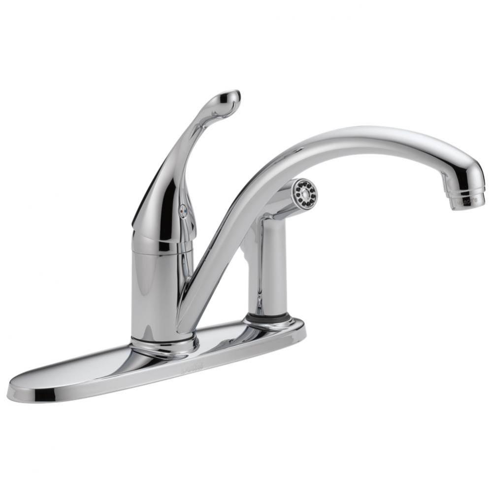 Collins™ Single Handle Kitchen Faucet with Integral Spray