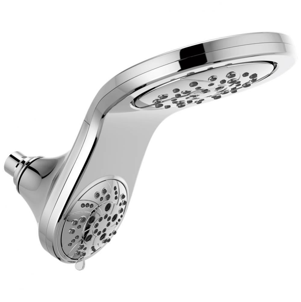 Universal Showering Components HydroRain&#xae; H2Okinetic&#xae; 5-Setting Two-in-One Shower Head