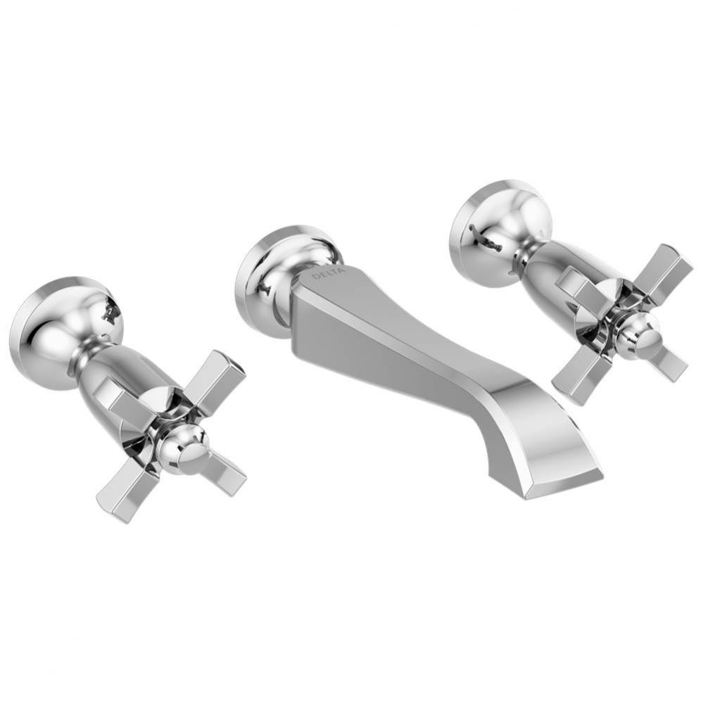 Dorval™ Two Handle Wall Mount Bathroom Faucet Trim Only