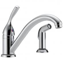 Delta Faucet 175-DST - 134 / 100 / 300 / 400 Series Single Handle Kitchen Faucet with Spray