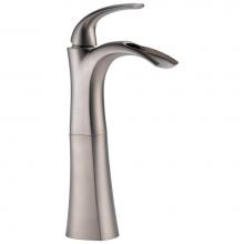 Delta Faucet 17708LF-SS-ECO - Nyla® Single Handle Centerset Bathroom Faucet with Riser