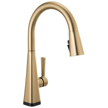 Delta Faucet 19802TLZ-CZ-DST - Lenta™ Touch2O® Technology Kitchen Faucet with Touchless Technology