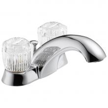 Delta Faucet 2522LF-TP - Classic: Two Handle Tract-Pack Centerset Bathroom Faucet
