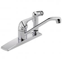 Delta Faucet 300LF-WF - 134 / 100 / 300 / 400 Series Single Handle Kitchen Faucet with Integral Spray