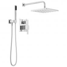 Delta Faucet 342701 - Modern™ Monitor® 14 Series Shower with Raincan, Hand Shower & Rough Valve