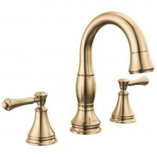 Delta Faucet 3597-CZPD-DST - Cassidy™ Two Handle Widespread Pull Down Bathroom Faucet
