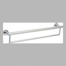 Delta Faucet 41519 - BathSafety 24'' Contemporary Towel Bar with Assist Bar