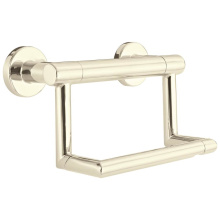 Delta Faucet 41550-PN - BathSafety Contemporary Tissue Holder with Assist Bar
