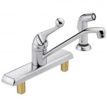 Delta Faucet 420LF - 134 / 100 / 300 / 400 Series Single Handle Kitchen Faucet with Spray